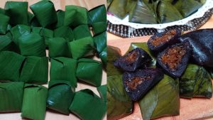 Kue Koci Khas Cirebon: Kenyalnya Ketan Hitam Isi Unti Kelapa