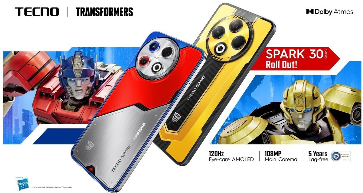 Tecno Spark 30 Pro Edisi Transformers Optimus Prime Dijual