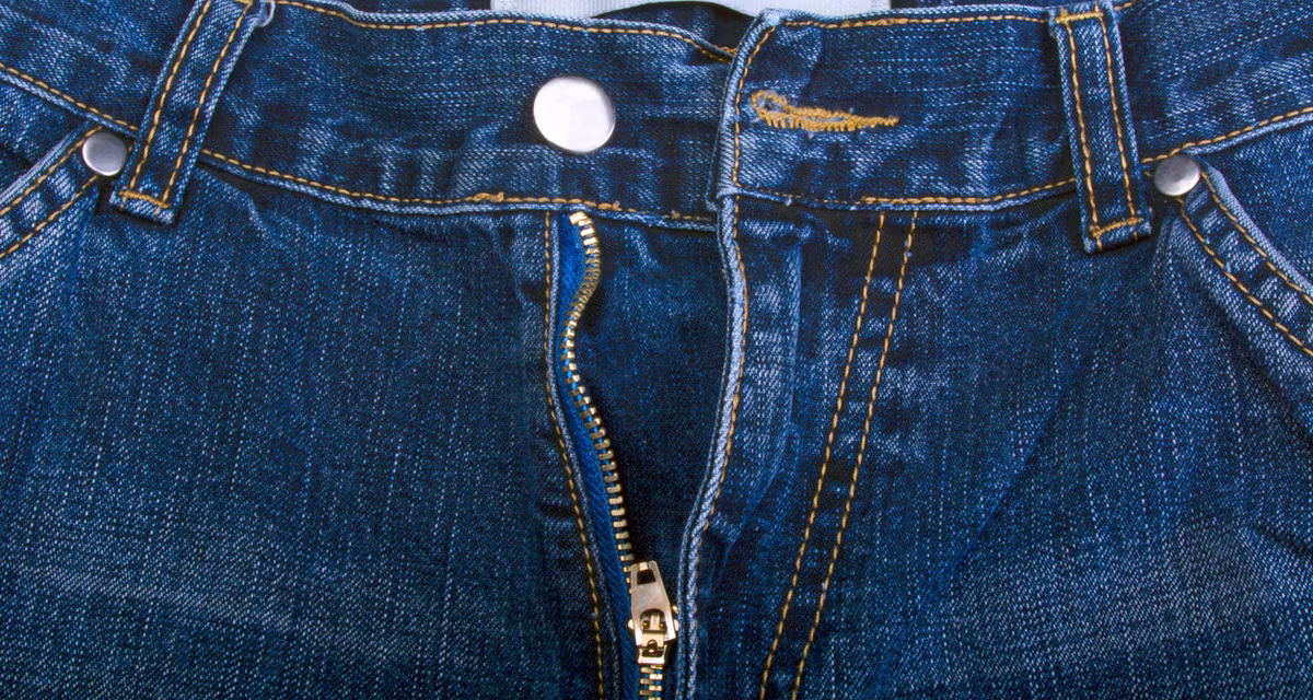Solusi Resleting Jeans Sering Turun Sendiri Pakai Karet Gelang